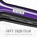 Remington S5520 1 ¾” Anti-Static Flat Iron with Floating Ceramic Plates and Digital Controls, Hair Straightener, Purplethumb 1
