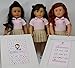 Customizable School Uniform for American Girl Doll | Your OWN School Logo | DIY Accessories and Clothes | Fits All 18 inch Dolls Like Our Generation, My Life, Adora, Gotz | Already Gift Packed (Pink)