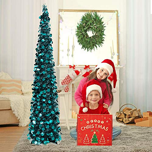 Gonna Albero Di Natale In Tela 140 Cm Con Fiocchi Di Neve Bianchi – Copripiede Natalizio Con Velcro – Decorazione Casa Elegante Per Interni/esterni