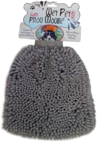 Danawares Wet Pet Mitt, Grey