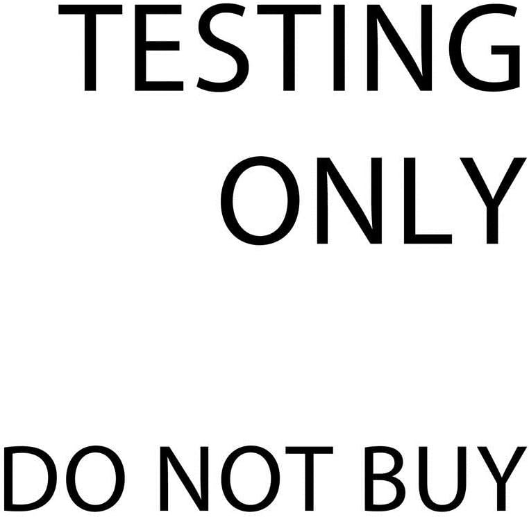 This Is A Test Product - Please Do Not Buy Or Interact