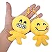 VenTing Emoji Plush Stuff Pillows , Emoticon Toys , Keychain Decorations , Kids Party Supplies Favors , 2.8