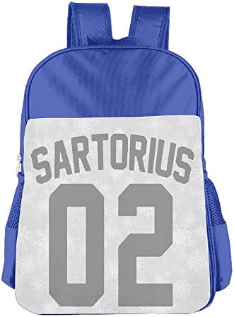 Boys Girls Simple Jacob Sartorius Logo Backpack School Bag (2 Color:Pink Blue) RoyalBlue