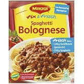 MAGGI fix &amp; fresh spaghetti bolognese (Spaghetti Bolognese) (Pack of 4)