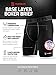 MudGear Men's Performance Boxer Brief, 9 Inseam - Breathable Wicking Compression Underwear - Running, OCR, Fitness (Med: 32
