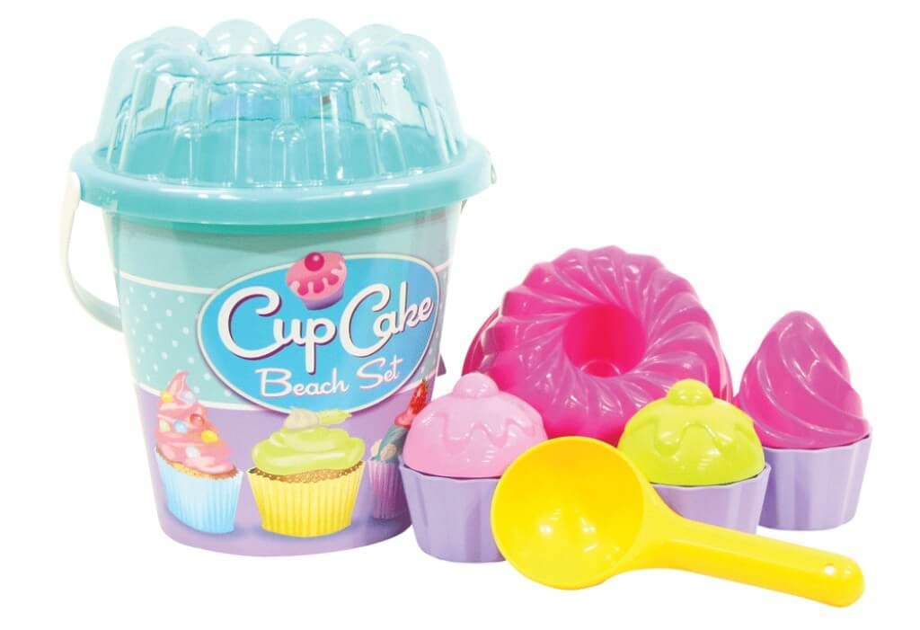 ANDRONI GIOCATTOLI S.R.L. Assorted Bucket with 17 Cupcakes (12-Piece)