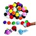 Colorations Super Fluffy Soft Acrylic Jumbo Pom Poms, Set of 50, 2 inches, Resealable Bag, for Kids, Arts & Crafts, DIY Crafts, Hobby Supplies, Creative Craft DIY Material, Quality