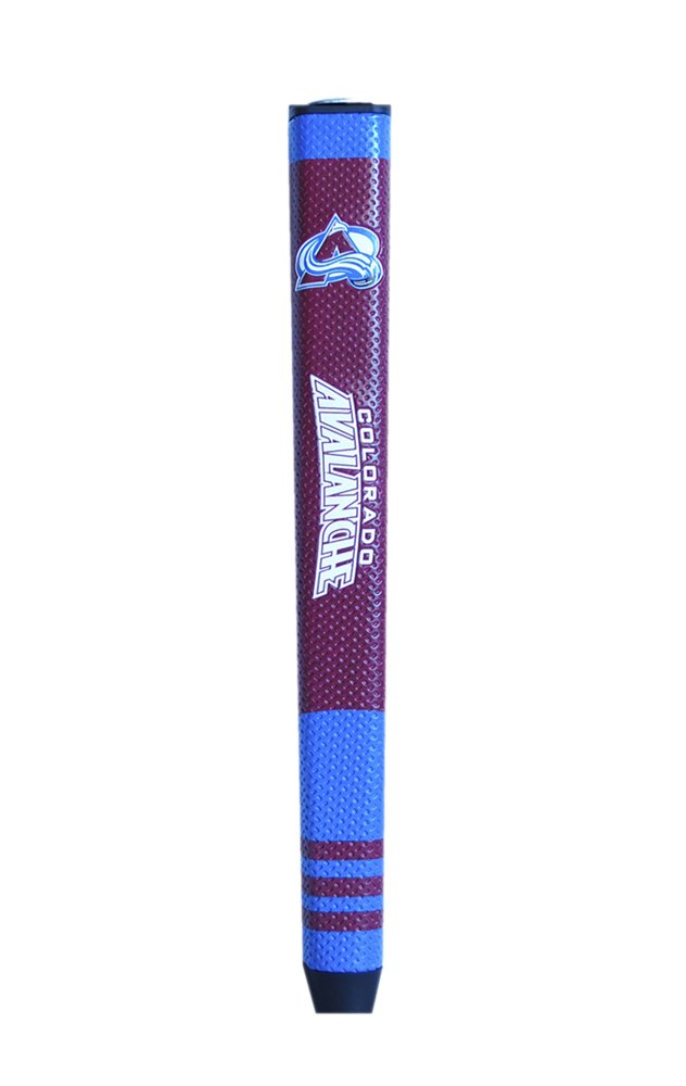 TEAM GOLF NHL Colorado Avalanche Golf Putter Grip with Removable Gel Top Ball Marker, Durable Wide Grip & Easy to Control, multi team color, one size (13672)
