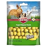 Kaytee Fiesta Banana Flavor Yogurt Dipped Treats for Rabbit, Guinea Pig and Chinchilla, 3.5-oz bag