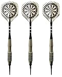 Viper 3 Piece Alloy Barrel Grip Soft Tip with Aluminum Shafts and Dart Case (16 Grams), Extra Free Dart Flights, Model: 15-4115-16