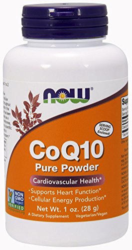 NOW CoQ10 Pure Powder, 1-Ounce NOW CoQ10 Pure Powder, 1-Ounce