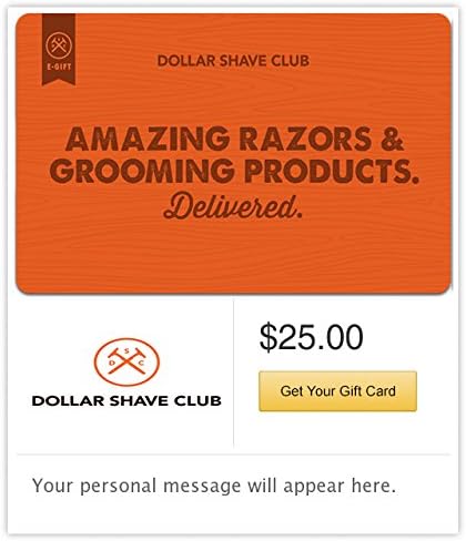 Dollar Shave Club Gift Cards - E-mail Delivery