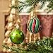 Valery Madelyn 24ct 70mm Joyful Red Green White Christmas Ball Ornaments, Shatterproof Christmas Tree Ornaments for Xmas Decoration