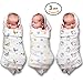 Muslin Swaddle Blankets 100% Soft Muslin Cotton 3 Pack Large 47