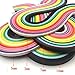 Anndason Paper Quilling Strips Set 2080 Strips 26 Colors, 3/5/ 7/10 mm (8 Sets)