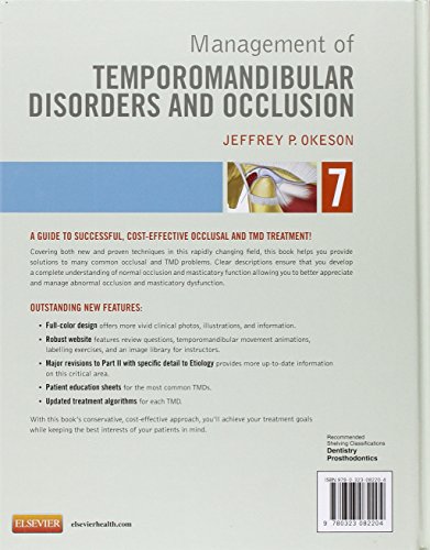 Management of Temporomandibular Disorders and Occlusion - //medicalbooks.filipinodoctors.org