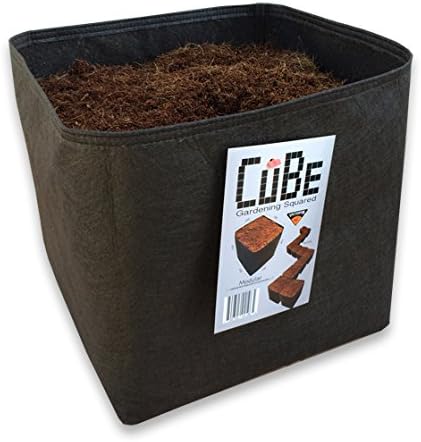 Victory 8 Cube Garden Square 1 Foot. x 1 Foot Modular Fabric Pot Container (Pack of 2)