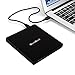 GlowGeek Electronics USB 3.0 Portable CD DVD Rewriter External Drive with M-DISC Support for PC and Mac (Black)
