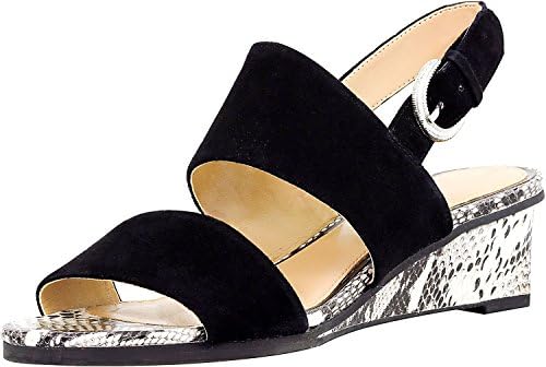 Judith Ripka Women's Zoe Black Suede Sandal - 6M