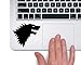 House of Stark Game of Thrones - Trackpad Apple Macbook Laptop Vinyl Sticker Decal