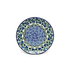Polish Pottery Plate – Salad/Dessert (7 3/4″) – Huckleberry
