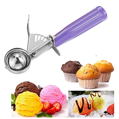 Cookie Scoop Set, Ice Cream Scoop Set, 3 PCS Ice Cream Scoops Trigger