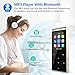 MP3 Player, MP3 Player with Bluetooth, Hi-Fi Lossless Sound Music Player with FM Radio, Pedometer,Voice Recorder, Expandable up to 128GB TF Card, with Armband and Earphone, Metal Shell,77g