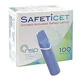 Contact-Activated Safety Lancet Blue 100