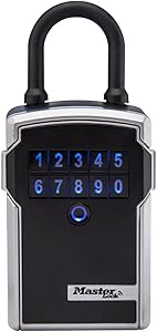 Master Lock Lock Box, Electronic Portable Key Safe with Personal use Software Platform, 3-1/4 in. Wide, 5440D