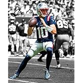 Ikonic Fotohaus Drake Maye Signed Photo Autograph Print Wall Art Home Decor