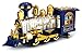 Classical Locomotive Battery Operated Bump and Go Toy Train w/ Smoking Action, Real Train Horn, Working Headlight (Colors May Vary)