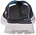 Skechers Women's Go Walk 3 Pizzaz Flip Flop, Black/Multi/White, 8 M US