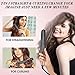 LIUMY Professional Salon Hair Straightener and Curler 2 in 1, Tourmaline Ceramic Twisted Flat Iron, with LCD Digital Display, Adjustable Temp and Auto Shut-Off, Suitable for All Hair Quality. (black)thumb 1
