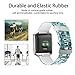 SKYLET Compatible with Fitbit Blaze Bands with Frame, Soft Silicone Replacement Printed Floral Wristband Compatible with Fitbit Blaze Smart Watch Bracelet (No Tracker)