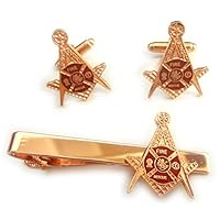 Firefighter Fire Fighter Fireman Paramedic Masonic Freemason TIE BAR CUFFLINKS SET