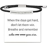 Frodete Remember Who The F You are Bracelet Inspirational Bracelets for Women Inspire Bracelet Jewelry Gifts