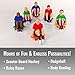 Cosom Scooter Board, 16 Inch Children's Sit & Scoot Board With 2 Inch Non-Marring Nylon Casters & Safety Guards for Physical Education Class, Sliding Boards with Safety Handles, Green