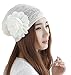 Qunson Womens Bling Flower Chemo Beanie Hat Cap for Cancer Patients