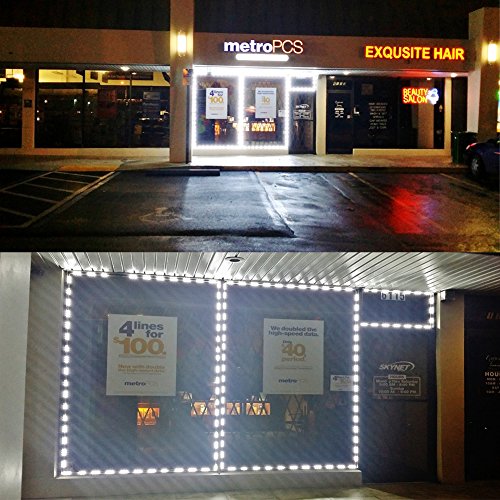 KAPATA 25FT LED Storefront Lights Window Light Kits LED Bulb For Indoor
