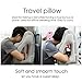 SENQIAO Inflatable Travel Pillow,Air Cushion Portable Nap Pillow for Airplanes,Cars,Office Napping,Soft PVC Flocking (Pink)