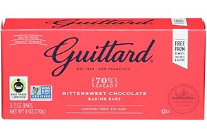 Guittard, Bar Chocolate Baking Bittersweet, 2 Ounce, 3 Pack