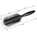 HOMEIDEAS Natural Boar Bristles Round Hair Brush with Wood Handle, Round Comb Twill 2.75 Inch, Styling Essentials for Hair Drying, Styling, Curling