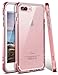 iPhone 8 Plus Case, iPhone 7 Plus Case, Ansiwee Shockproof Armor iPhone 7 Plus Protective Defender Impact Resistant Slim Fit Rubber Bumper Case Cover for Apple iPhone 7/8 Plus 5.5 inch (Rose Gold) primary