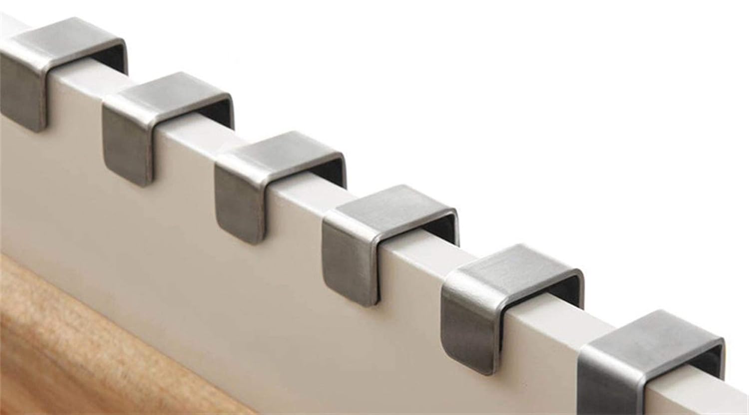 Tebery Door Hooks Stainless Steel Set of 12 Clothes Hooks Door and Coat