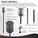 Solar Flame Torches Lights Flickering Flame Dancing Landscape Lanterns Dusk to Dawn IP65 Waterproof for Outdoor Garden, Parties, Campfires, Camping, Beaches Lighting and Decoration (1)