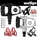 Wellgo Bike Look Delta (9 Degree Float) Compatible – Indoor Cycling & Road Bike Bicycle Pedal Setthumb 1