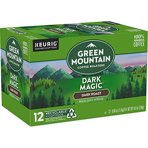 GREEN MOUNTAIN COFFEE DARK MAGIC, KEURIG K-CUPS, 12 COUNT (PACK OF 6)