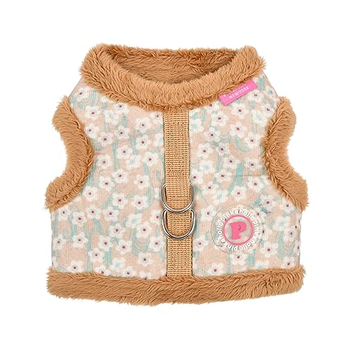 Pinkaholic New York Kalina Jacket Dog Harness Step-in Warm Winter Flower Patter…