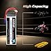 HRB 11.1V 5000mAh 50C EC5 Lipo Battery Compatible with RC Car RC Plane RC Truck RC Boat (2 Packs)