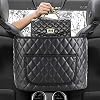 OTAN Car Net Pocket Handbag Holder,Purse Holder Storage for Drivers,Handbag Holder Front Seat Storage, PU Leather Seat…